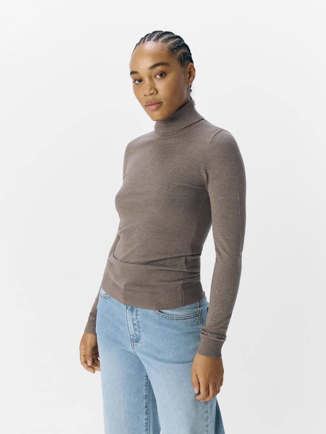 OBJTHESS Pullover - Morel - VERO MODA & VILA Bergvik